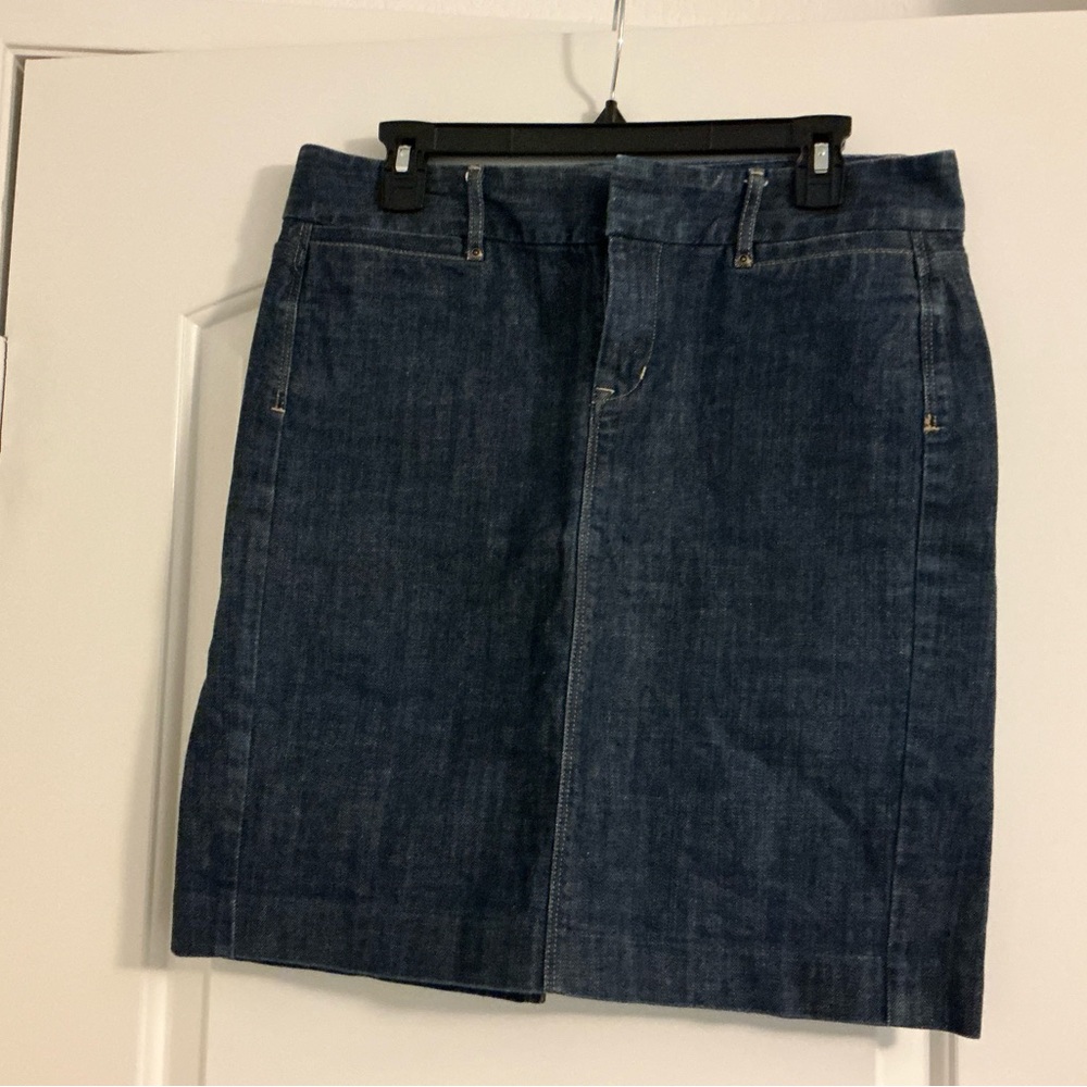 GAP Denim Midi Skirt - Blue
